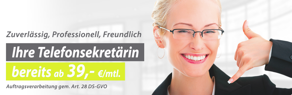 Emilie&reg; Ihre Telefonsekret&auml;rin, bereits ab 39,- &euro;/Monat